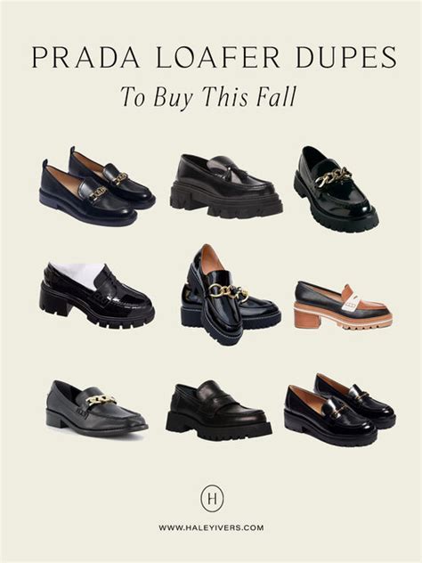 prada loafer dupe|prada leather loafers dupes.